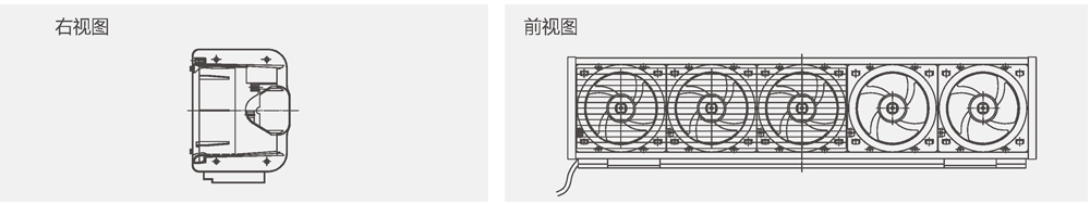 地鐵專用直排風幕機結(jié)構(gòu)圖