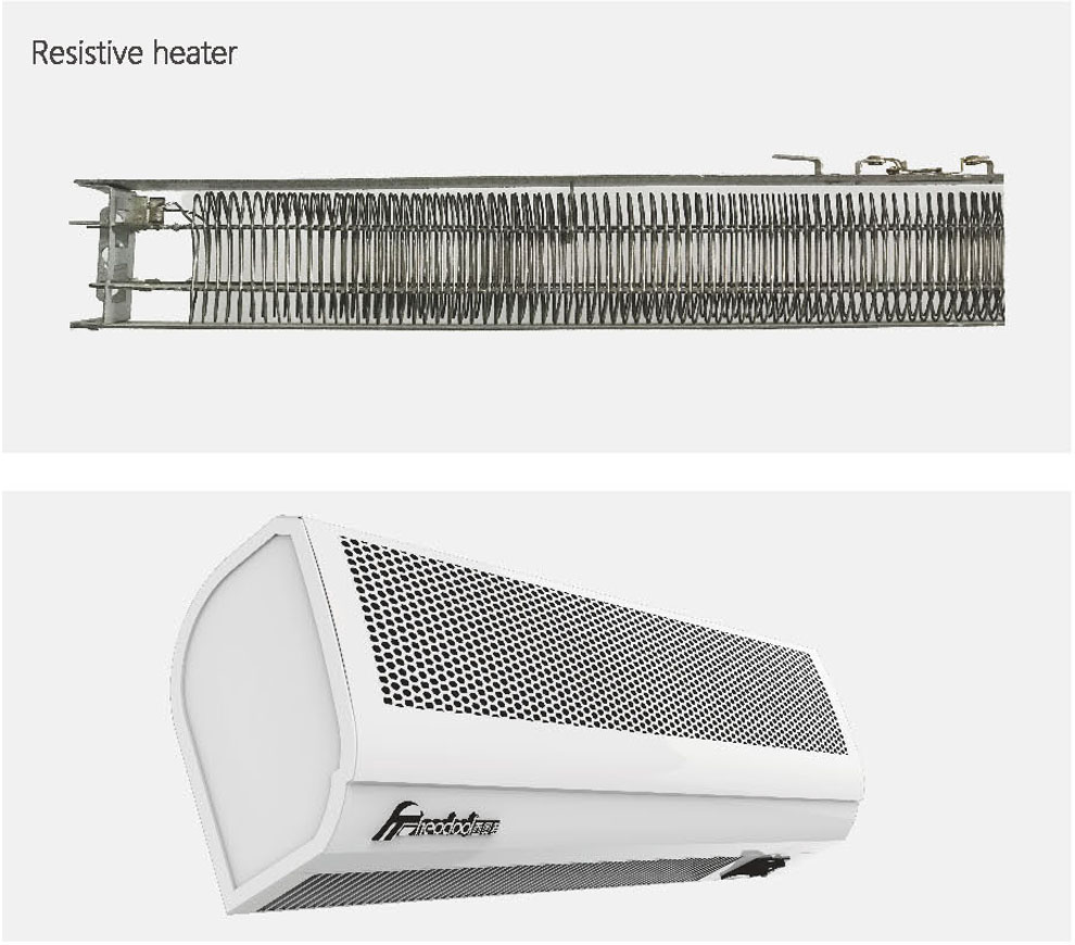 MINI TYPE RESISTIVE HEATER AIR CURTAIN