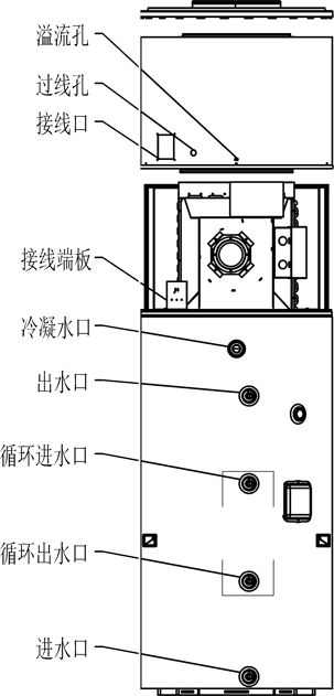 空氣能熱水器X9結(jié)構(gòu)示意圖